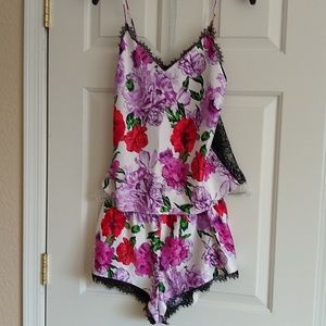 Victoria's Secret floral camisole sleep set